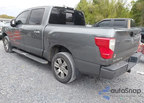 2017 Nissan Titan Sv из США, поврежденный, VIN 1N6AA1E58HN544088